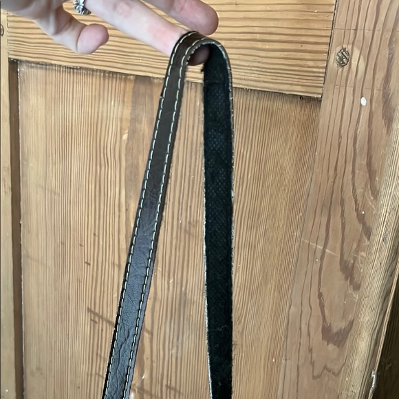 Bohemian Brown and greenish Tan crossbody Handbag - Picture 6 of 6